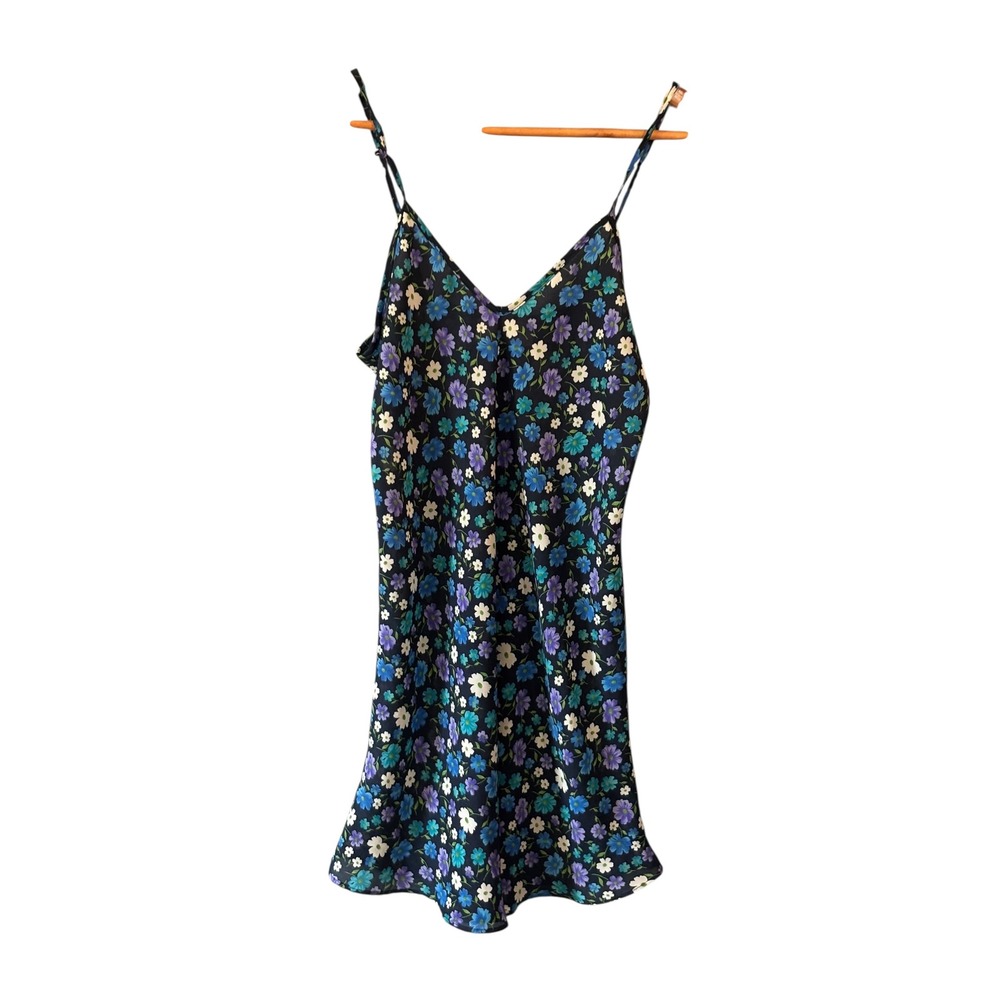 VTG Kristine Tyler Intimates Floral Slip Dress S